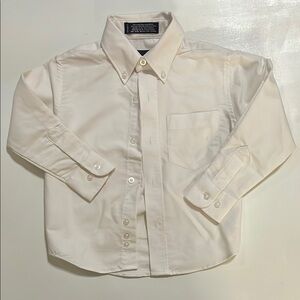 Classic White Kids' Button-Up Shirt